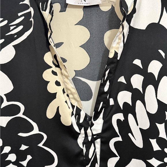 Natori Caftan (Kaftan) Lounge Dress SMALL Pull Over Kimono w/ pockets - Picture 6 of 9